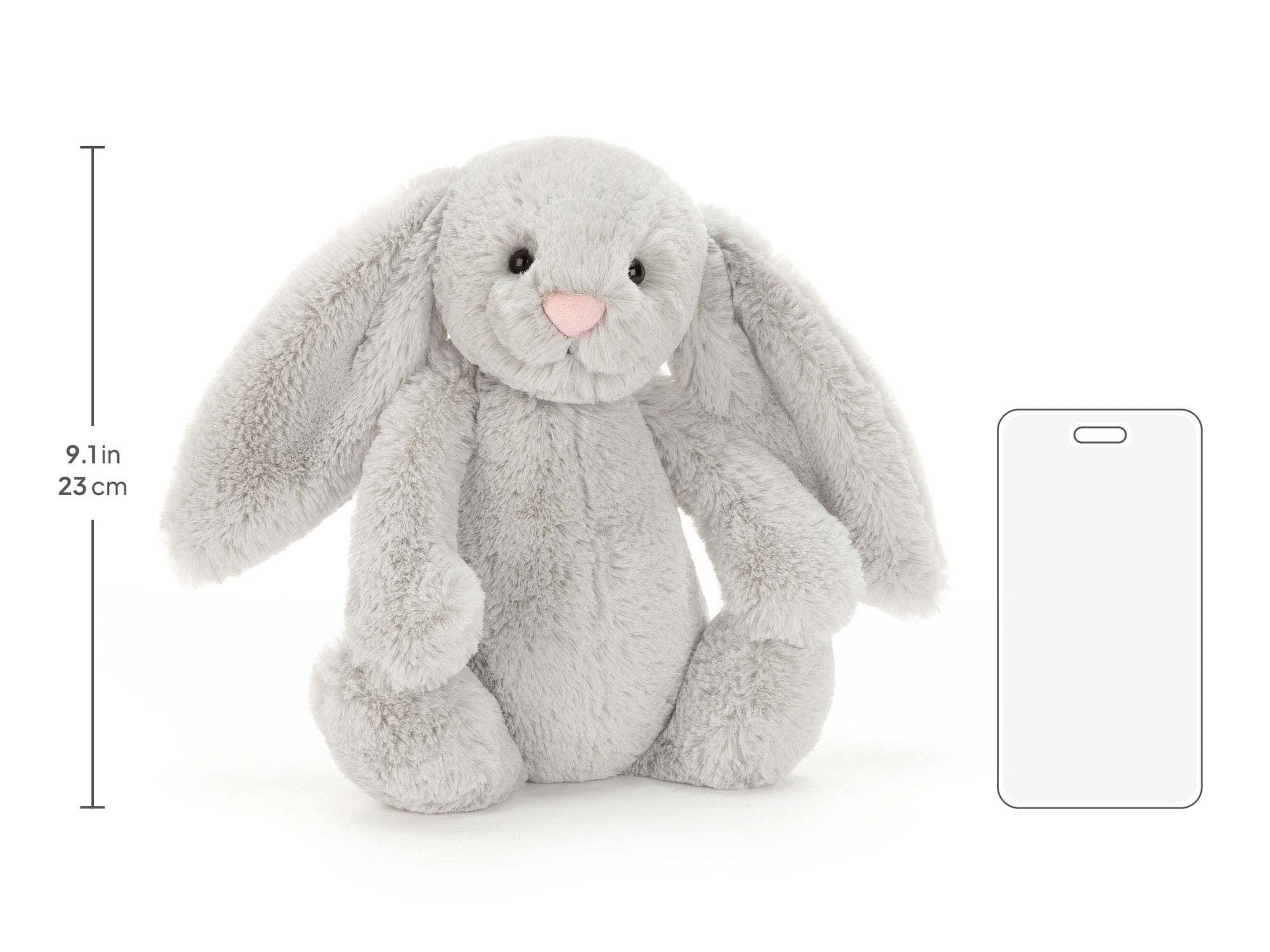 Jellycat Bashful Bunny Silver Original (Medium) 31cm